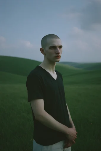 Ethereal Pastoral Minimalism style reference image — diffused overcast lighting