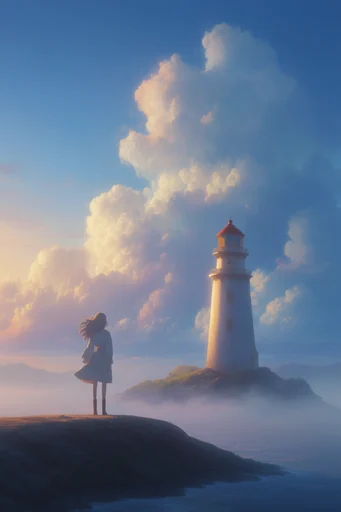 Monumental Twilight Cloudscapes style reference image — surreal monumental scale
