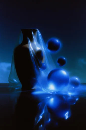 Luminescent Spectral Noir style reference image — high contrast chiaroscuro