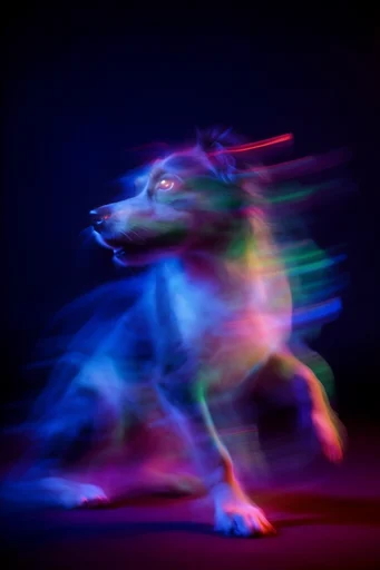 Kinetic Spectral Luminescence style reference image — ethereal energy