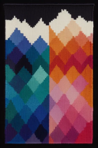 Tactile Digital Synthesis style reference image — tactile fiber art
