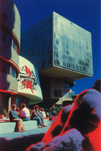 Tactile Retro Surrealism style reference image — tactile surrealism