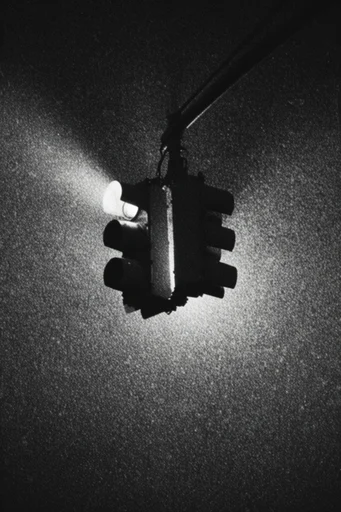 Cinematic Noir Chiaroscuro style reference image — high-contrast black and white