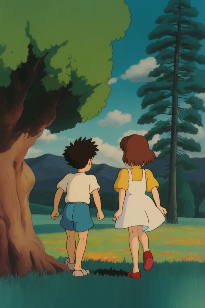 Nostalgic Cel Animation style AI image example 2