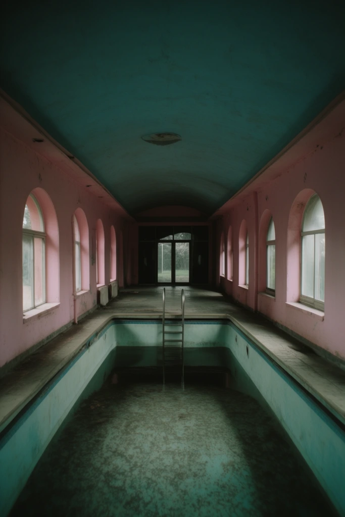Uncanny Liminal Pastel style AI image example 2