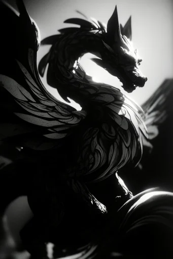 Cinematic Chiaroscuro Noir style reference image — high-contrast monochrome