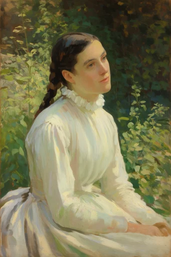 Romantic Pastoral Impressionism style reference image — soft natural lighting