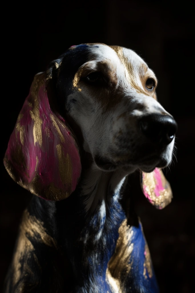 Gilded Chiaroscuro Expressionism style AI image example 3