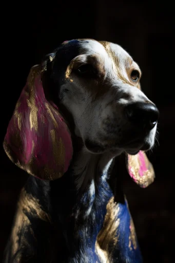 Gilded Chiaroscuro Expressionism style AI image example 3