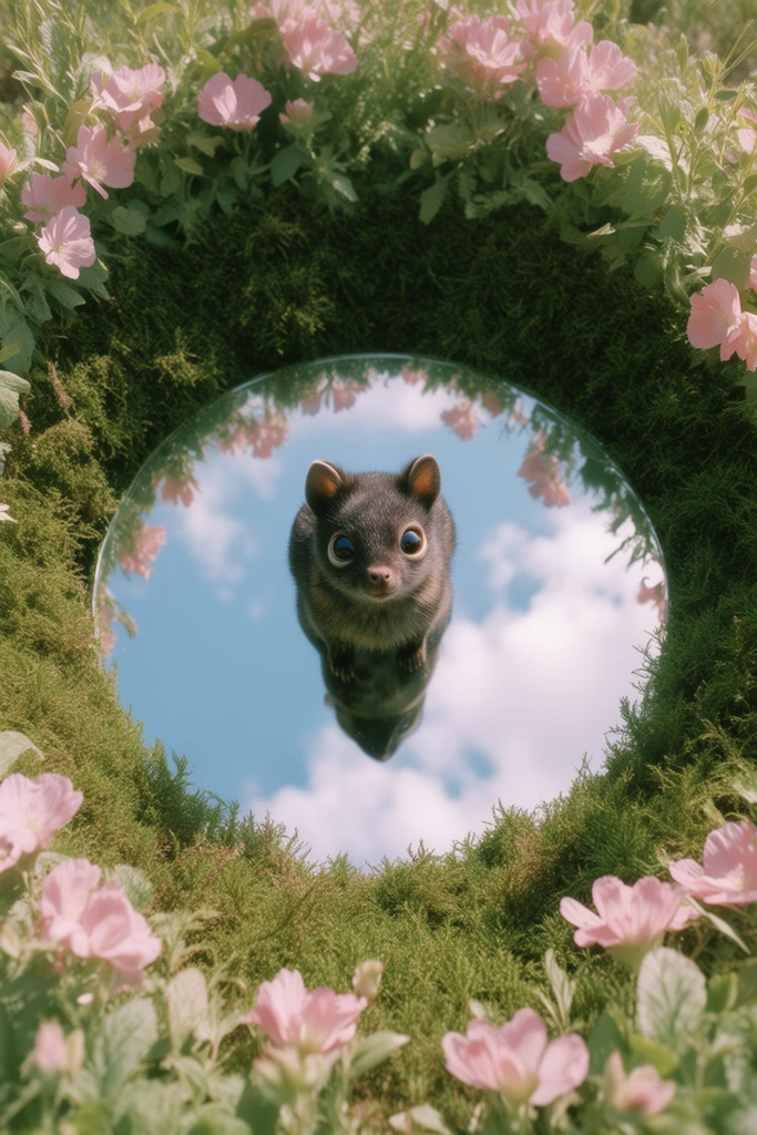 Ethereal Pastoral Surrealism style AI image example 3