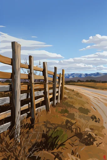 Graphic Gouache Illustrative style reference image — simplified geometric shapes