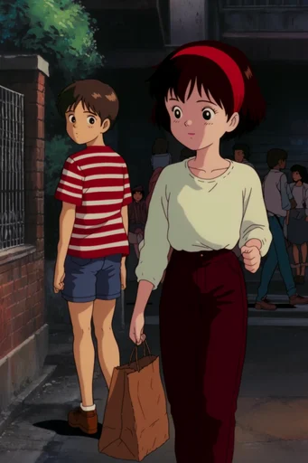 Nostalgic OVA Aesthetic style reference image — 1990s anime style