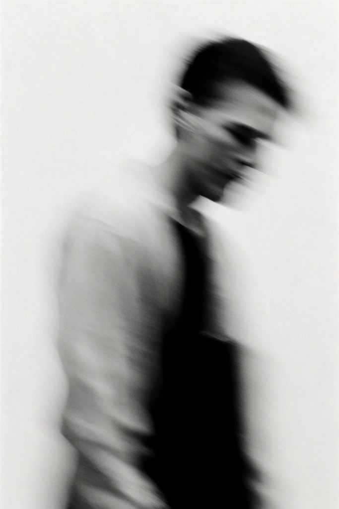 Kinetic Monochrome Noir style AI image example 1