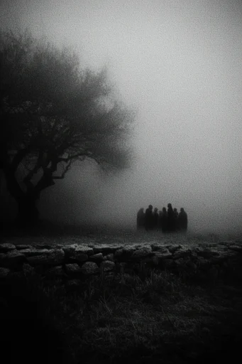 Ethereal Grain Noir style AI image example 2