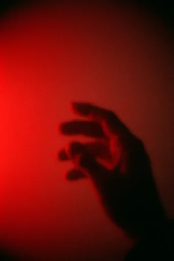 Crimson Spectral Noir style reference image — motion blur