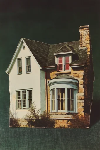 Surrealist Analog Montage style reference image — surrealist cutout art