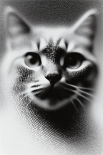 Textured Monochrome Noir style reference image — motion blur