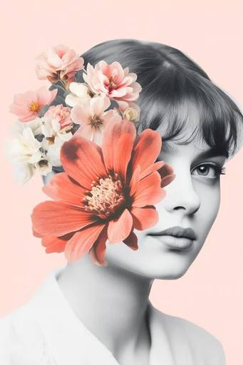 Surrealist Retro Collage style reference image — retro-futurism