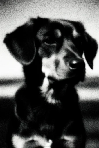 Spectral Analog Noir style reference image — spectral silhouettes