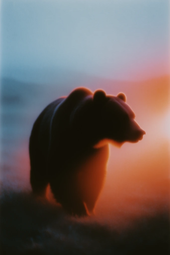 Luminescent Dystopian Minimalism style AI image example 3