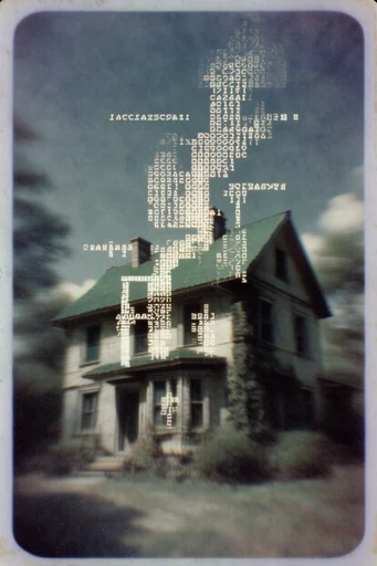Glitch Analog Nostalgia style AI image example 4