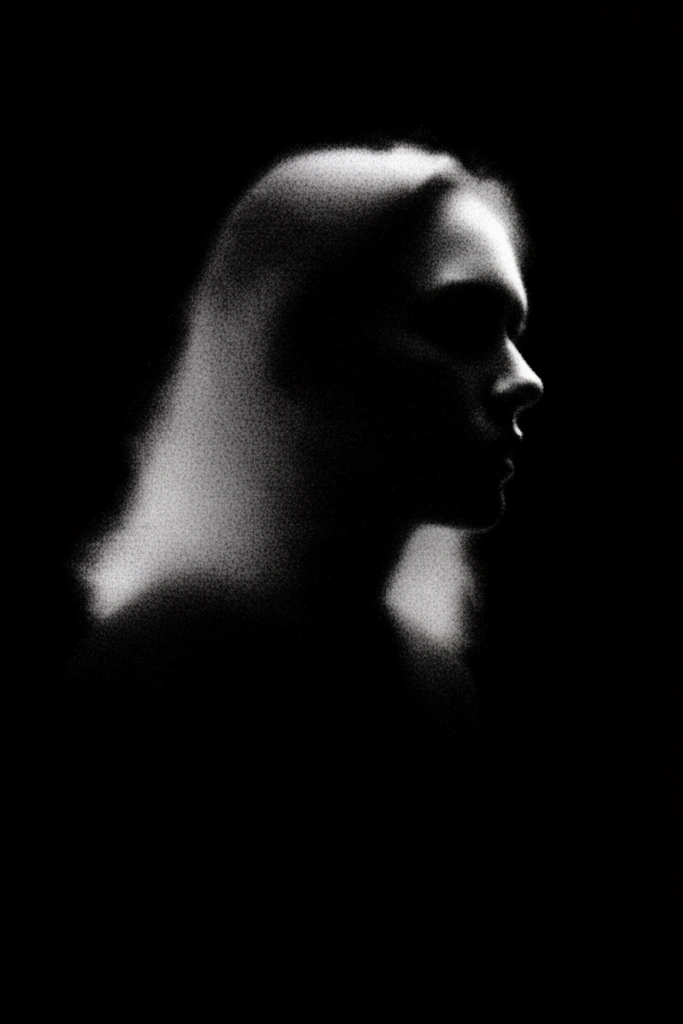 Spectral Chiaroscuro Noir style AI image example 1