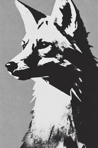 Analog Gritty Noir style AI image example 3