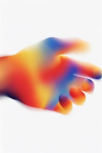 Luminous Chromatic Morphism style reference image — soft-focus ambient lighting