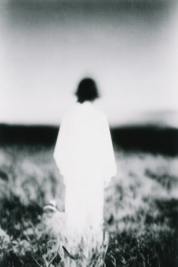 Obscured Monochrome Noir style AI image example 2