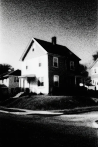 Monochrome Analog Void style AI image example 4