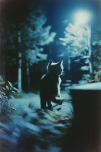 Ethereal Nocturnal Blue style AI image example 3