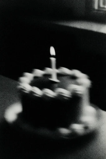 Monochrome Surrealist Noir style reference image — liminal atmosphere