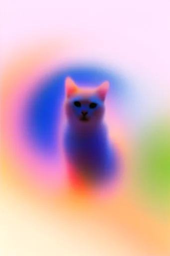 Luminous Chromatic Minimalism style reference image — vibrant color bleeding