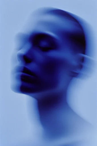 Spectral Indigo Motion style reference image — cinematic low-key lighting