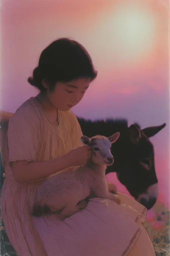Ethereal Iridescent Nostalgia style AI image example 3