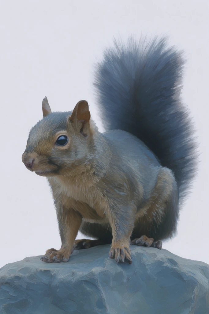 Refined Minimalist Portraiture style AI image example 3