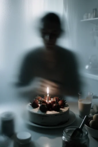Cinematic Nocturnal Blur style reference image — selective focus