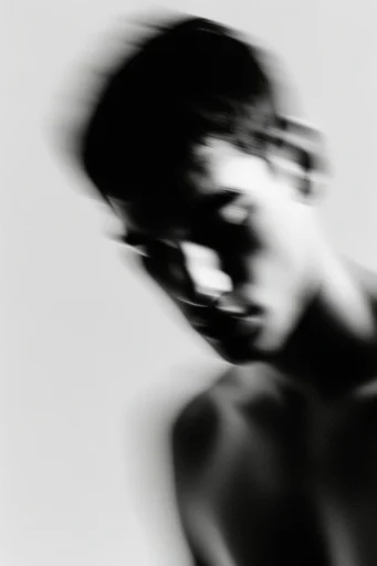 Kinetic Monochrome Noir style reference image — analog noir