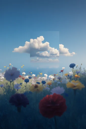 Surreal Infinite Horizon style reference image — dreamlike atmosphere