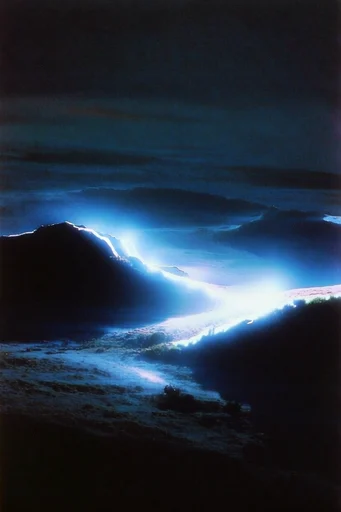 Luminescent Noir Nocturne style reference image — ethereal light emission