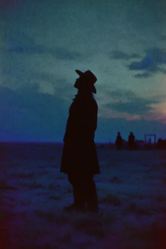 Nocturnal Cinematic Solitude moodboard — generate AI images in this style