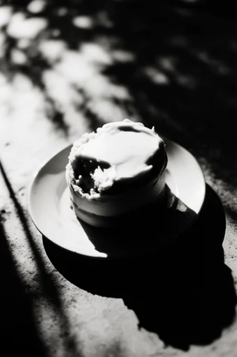 Monochrome Shadow Architecture style reference image — overhead perspective