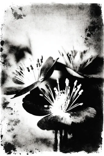 Gritty Monochromatic Noir style reference image — analog noir photography