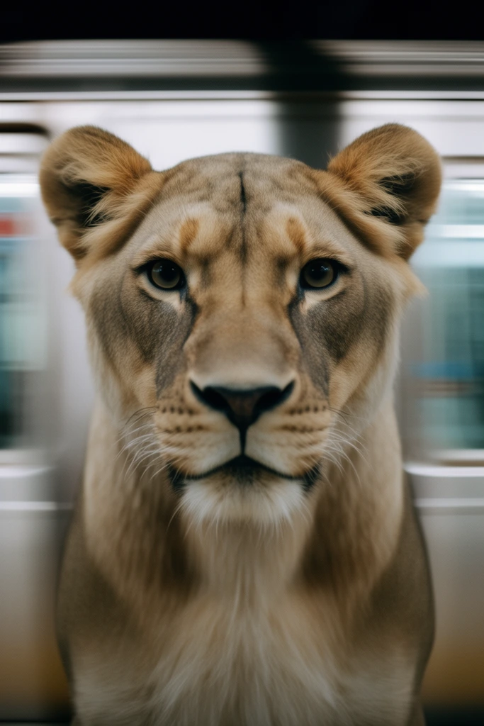 Cinematic Transit Melancholy style AI image example 3