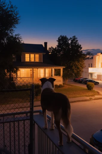 Cinematic Nocturnal Solitude style reference image — twilight blue hour