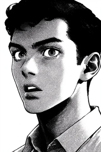 Gritty Halftone Printwork style reference image — vintage zine aesthetic
