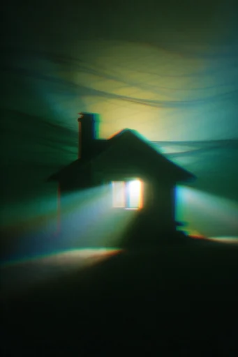 Spectral Chiaroscuro Dreamscape style reference image — ethereal film grain