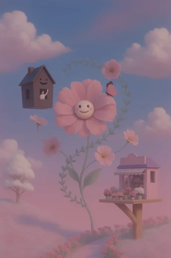 Ethereal Pastel Surrealism style reference image — cinematic isolation
