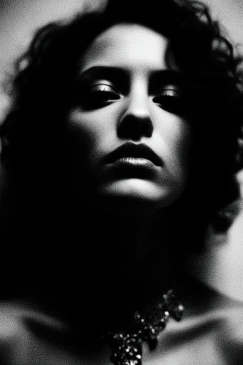 Raw Cinematic Noir style reference image — chiaroscuro lighting