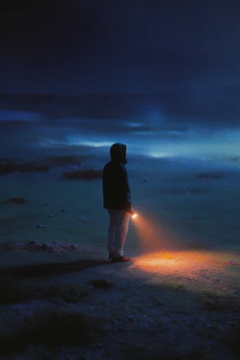 Cinematic Nocturnal Solitude moodboard — generate AI images in this style